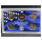 2001 STATE QUARTERS PROOF SET - NO BOX