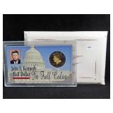 1997-D JOHN F. KENNEDY HALF DOLLAR IN FULL COLOR