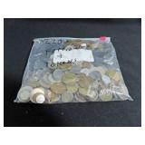 2 LBS. FOREIGN COINS