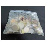 2 LBS. FOREIGN COINS