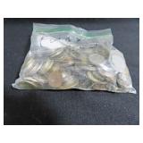2 LBS. FOREIGN COINS