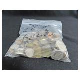 2 LBS. FOREIGN COINS