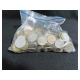 2 LBS. FOREIGN COINS