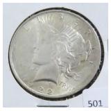 1922 PEACE SILVER DOLLAR