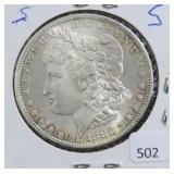 1882-S MORGAN SILVER DOLLAR
