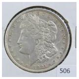 1921 MORGAN SILVER DOLLAR