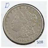 1921-D MORGAN SILVER DOLLAR