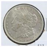1921 MORGAN SILVER DOLLAR
