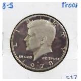 1978-S PROOF KENNEDY HALF DOLLAR