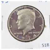 1974-S PROOF KENNEDY HALF DOLLAR