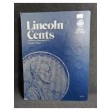 LINCOLN CENT BOOK - 1975-2003 - 63 COINS