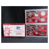 2001 SILVER PROOF SET
