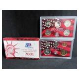 2001 SILVER PROOF SET