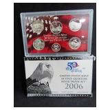 2006 SILVER PROOF STATE QUARTER SET