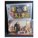 2008 PROOF PRESIDENTIAL DOLLAR SET
