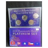 2002 COMMEMORATIVE QUARTERS PLATINUM SET