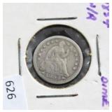 1854 HALF DIME W/ARROWS