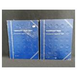 2 DIME BOOKS W/43 SILVER DIMES: MERCURY AND