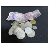 SELECTION OF FOREIGN COINS