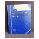 WASHINGTON QUARTER BOOK W/14 SILVER QUARTERS