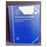 WASHINGTON QUARTER BOOK W/17 QUARTERS