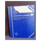 WASHINGTON QUARTER BOOK W/17 QUARTERS