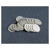 22 - 1957-P JEFFERSON NICKELS