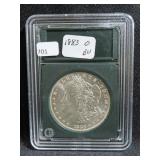 1883-O MORGAN SILVER DOLLAR