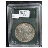 1884-O MORGAN SILVER DOLLAR