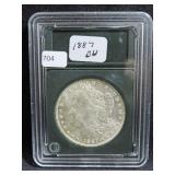 1887 MORGAN SILVER DOLLAR