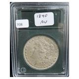 1890 MORGAN SILVER DOLLAR