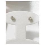 1CT DIAMOND SOLITAIRE EARRINGS 10K YELLOW GOLD