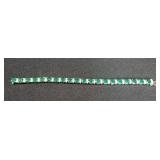 14CT NEAR FLAWLESS CREATED EMERALD BRACELET