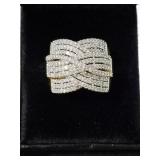 2CT DIAMOND DINNER RING SIZE 7