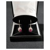 2CT GENUINE SAPPHIRE EARRINGS