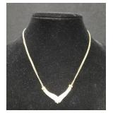 LARGE DIAMOND BAGUETTE NECKLACE