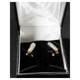 LARGE DIAMOND BAGUETTE EARRINGS