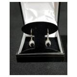 2CT GENUINE SAPPHIRE EARRINGS
