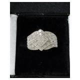 1CT DIAMOND DINNER RING SIZE 8 ¾