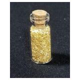 BOTTLE OF GENUINE 24K GOLD FLAKES