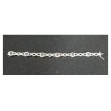 GENUINE BLACK AND WHITE DIAMOND BRACELET