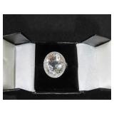 18CT GENUINE PETELITE RING SIZE 8 ¾