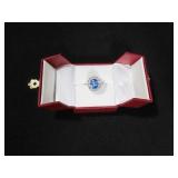 3.88CT NEAR FLAWLESS CREATED TANZANITE