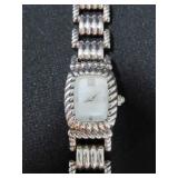 LADIES JR HEAVY STERLING SILVER WATCH