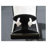 LARGE DIAMOND HOOP EARRINGS