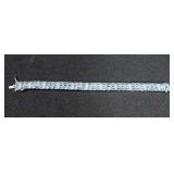 42CT GENUINE BLUE TOPAZ BRACELET