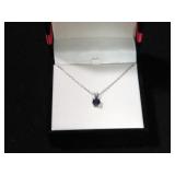 4CT CREATED AQUA-MARINE SOLITAIRE EARRINGS