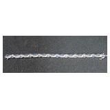 GENUINE BLUE AND BLACK DIAMOND BRACELET