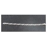 6.01CT GENUINE BLUE TOPAZ DIAMOND BRACELET