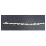 6.01CT GENUINE CITRINE DIAMOND BRACELET
